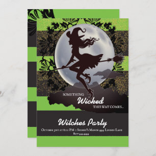 Wicked Halloween Party Invitations