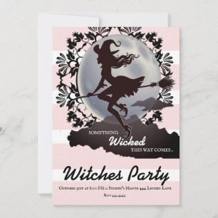 Wicked Halloween Party Invitations