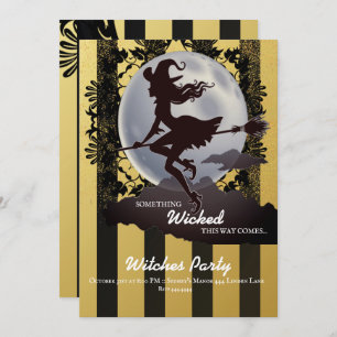 Wicked Halloween Party Invitations