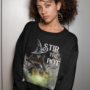 Wicked Halloween Witch Stir the Pot T-Shirt