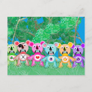 WICKED KOALAS POSTCARD