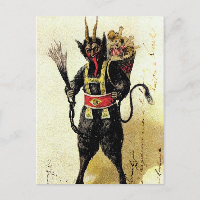 Wicked Krampus Scary Demon Holiday Christmas Xmas (Front)