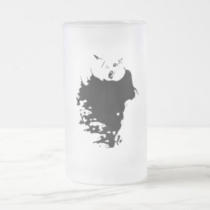 Wicked Mane Frosted Glass Beer Mug