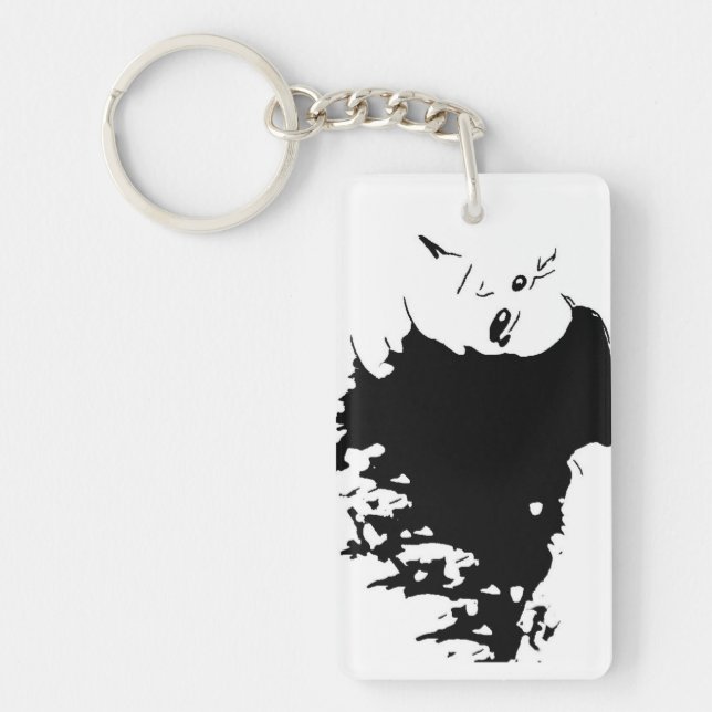 Wicked Mane Key Ring (Front)