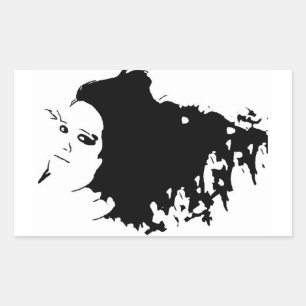 Wicked Mane Rectangular Sticker