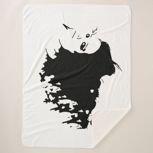 Wicked Mane Sherpa Blanket (Front)