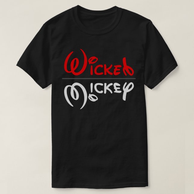 Wicked Mickey T-Shirt (Design Front)