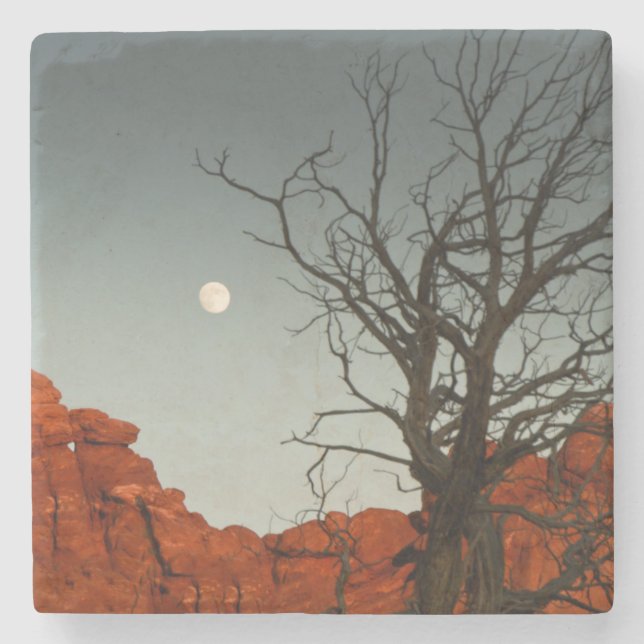 Wicked Moon Stone Coaster (Front)