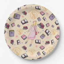 Wicked Party Plates- Glinda Shiz University