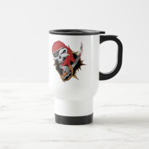 Wicked Pirate Skull Travel Mug