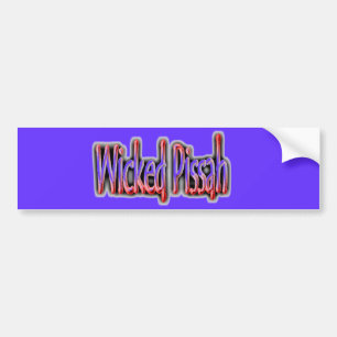 Wicked Pissah! Bumper Sticker
