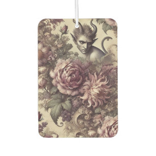 Wicked Plum Petals – Gothic Floral Design Car Air Freshener