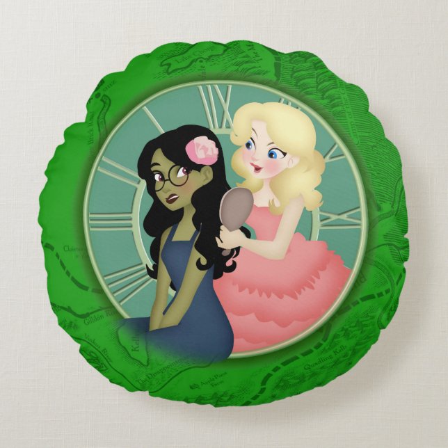 wicked popular round cushion (Front)