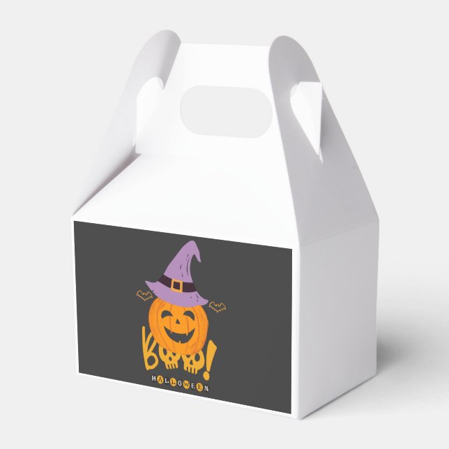 Wicked Pumpkin Favour Box (Front Side)