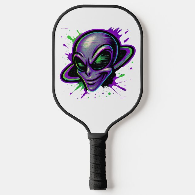 Wicked Shot Alien Pickleball Paddle (Front)