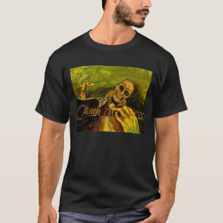wicked skeleton guitar player T-Shirt
