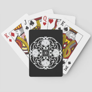 Wicked Skulls Playing Cards