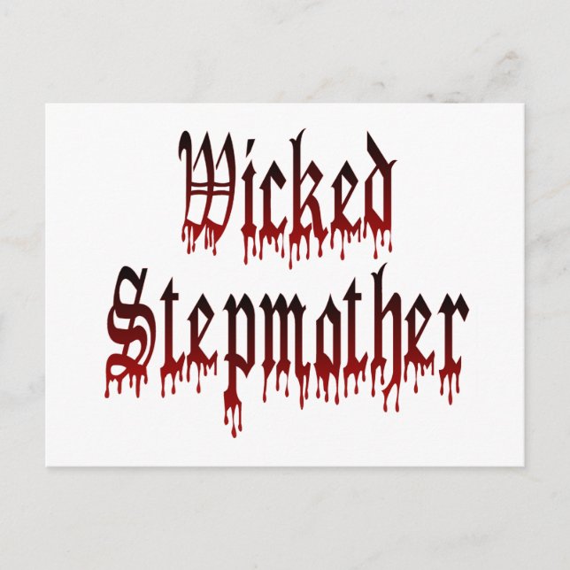 Wicked Stepmother Postcard (Front)