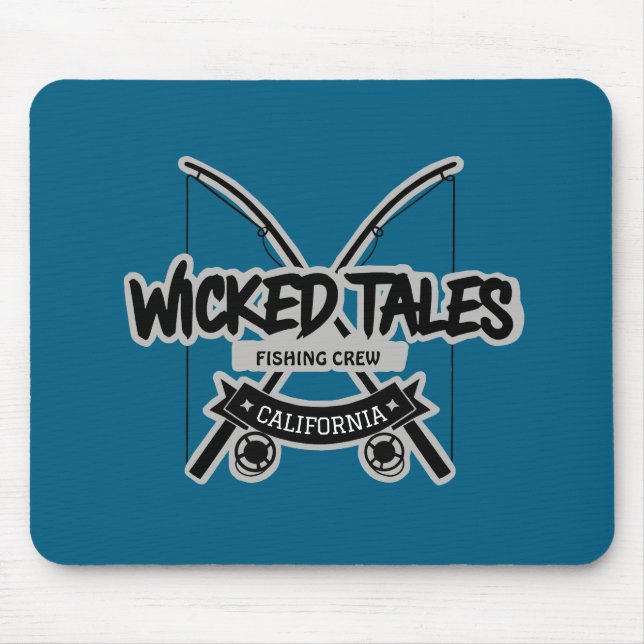 Wicked Tales Fishing Crew Mouse Mat (Front)