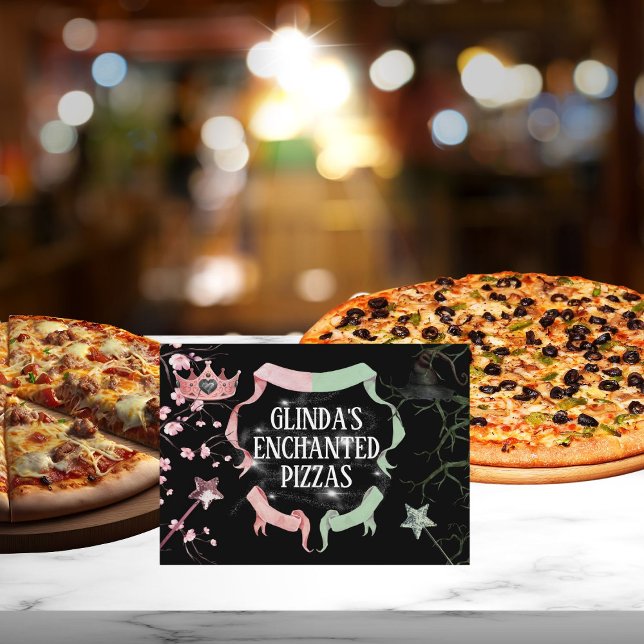 Wicked Theme Tent Food Card (Creator Uploaded)