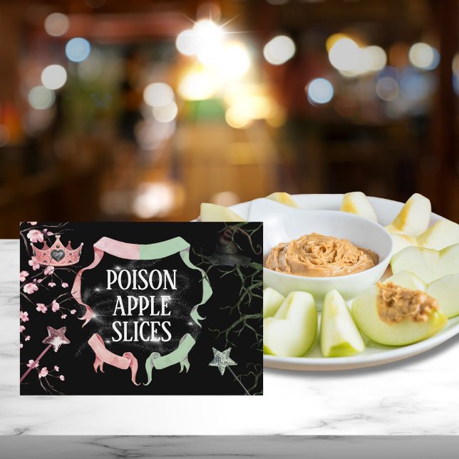 Wicked Theme Tent Food Card (Creator Uploaded)