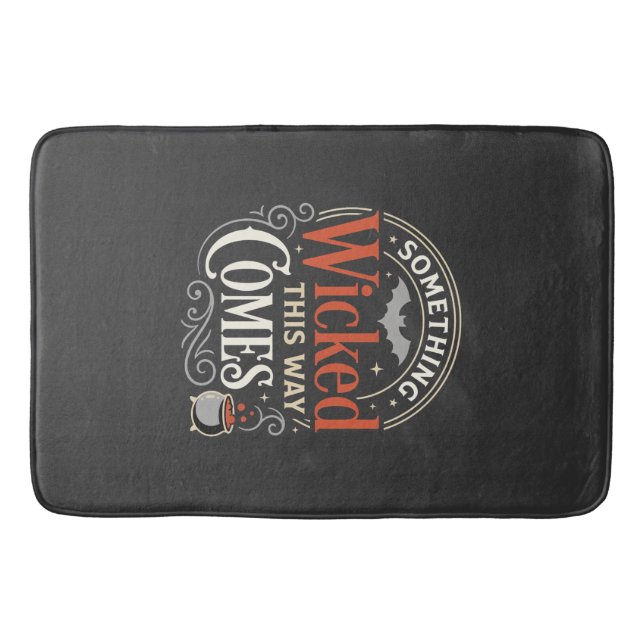 Wicked This Way Comes Halloween Design_1 Bath Mat (Front)