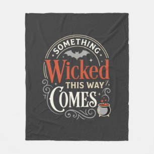 Wicked This Way Comes Halloween Design_1 Fleece Blanket