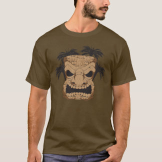 Wicked Tiki Carving Men's Dark T-Shirt