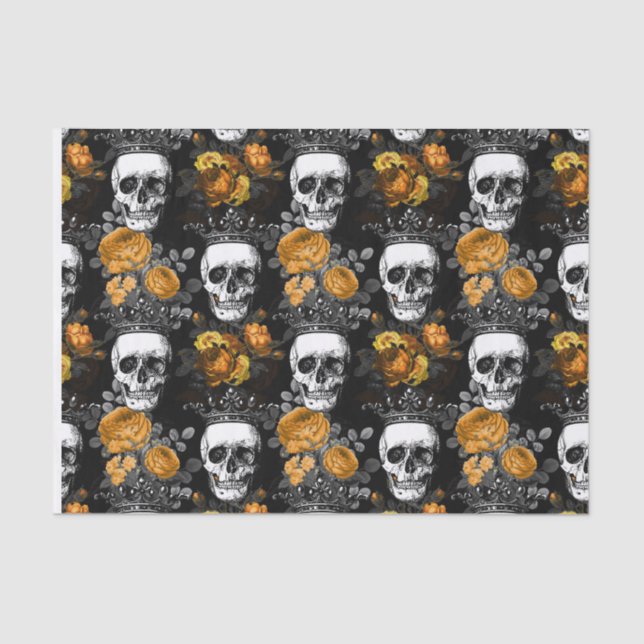 Wicked Tissue Paper Skulls Crowns Roses (Front)