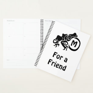 Wicked Tribal Frog Monogram Planner