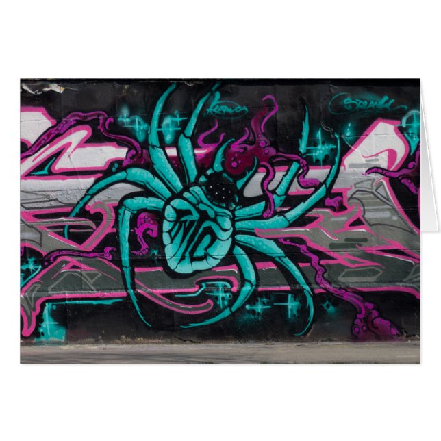 Wicked Turquoise Spider (Front Horizontal)