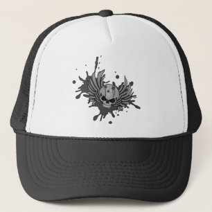 Wicked Winged Skull Trucker Hat
