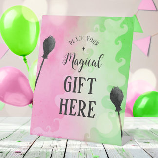 Wicked Witch Birthday Gifts Pedestal Sign