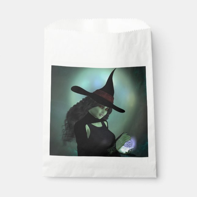 Wicked Witch Casting a Spell Favour Bags (Front)