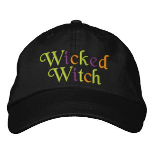 Wicked Witch Embroidered Hat