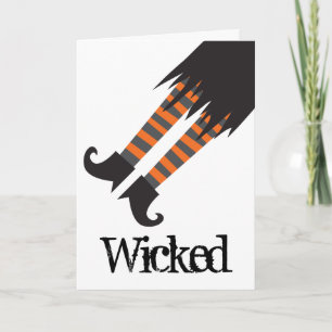 Wicked Witch Funny Halloween Card