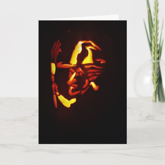 “Wicked Witch" Hallowe’en Card (Front)