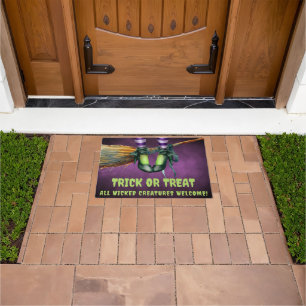 Wicked Witch Halloween Doormat