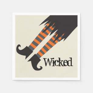 Wicked Witch Halloween Napkin