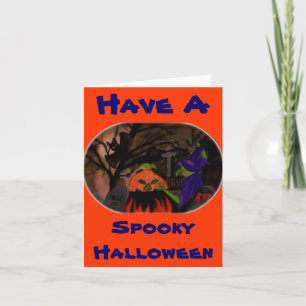Wicked Witch of Halloween Card