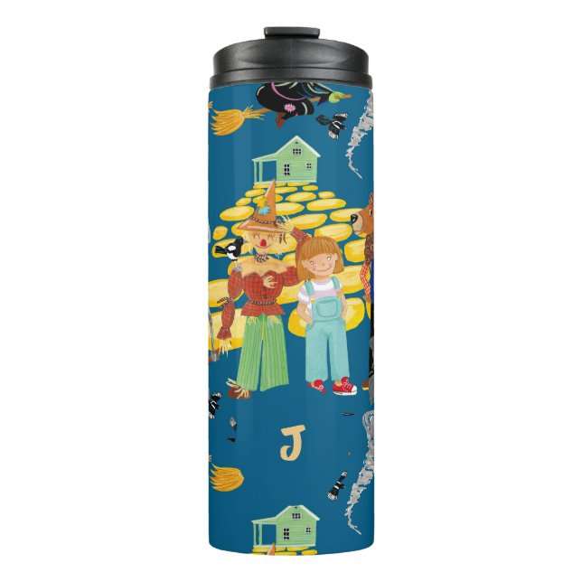 Wicked witch, scarecrow and lion pattern thermal tumbler (Front)
