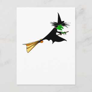 Wicked Witch Surrender Broomstick Postcard