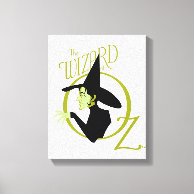 Wicked Witch™ The Wizard Of Oz™ Logo Canvas Print (Front)