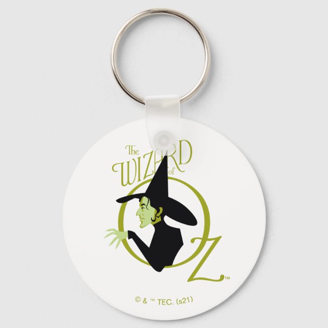 Wicked Witch™ The Wizard Of Oz™ Logo Key Ring (Front)