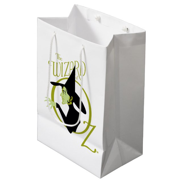 Wicked Witch™ The Wizard Of Oz™ Logo Medium Gift Bag (Front Angled)