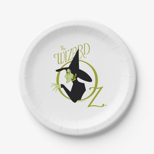 Wicked Witch™ The Wizard Of Oz™ Logo Paper Plate (Front)