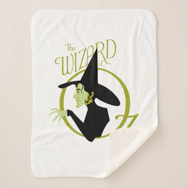 Wicked Witch™ The Wizard Of Oz™ Logo Sherpa Blanket (Front)