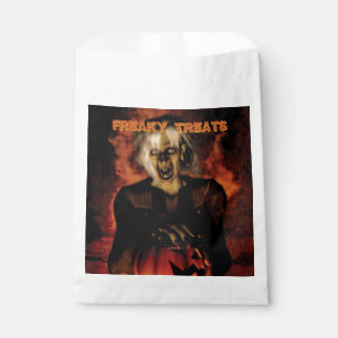 Wicked witch with pumpkin. Halloween Favour Bags