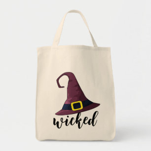 Wicked, Witches Hat, Fun Halloween  Tote Bag