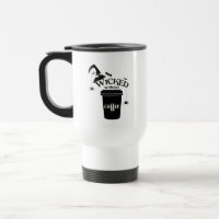 Wicked Without Coffee Cute Funny Black Witch Hat